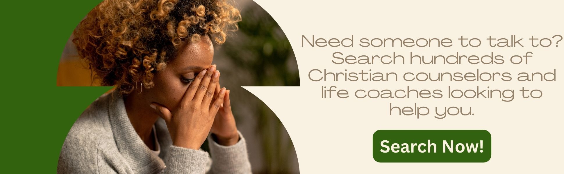 Ad to find a local christian counselor or life coach